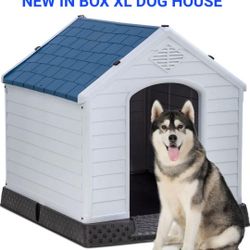 New In Box Xl Dog House Elevated Pet Shelter Dog Shade All Weather Dog Igloo Removable Roof Casa De Mascota  3 Sizes Available 