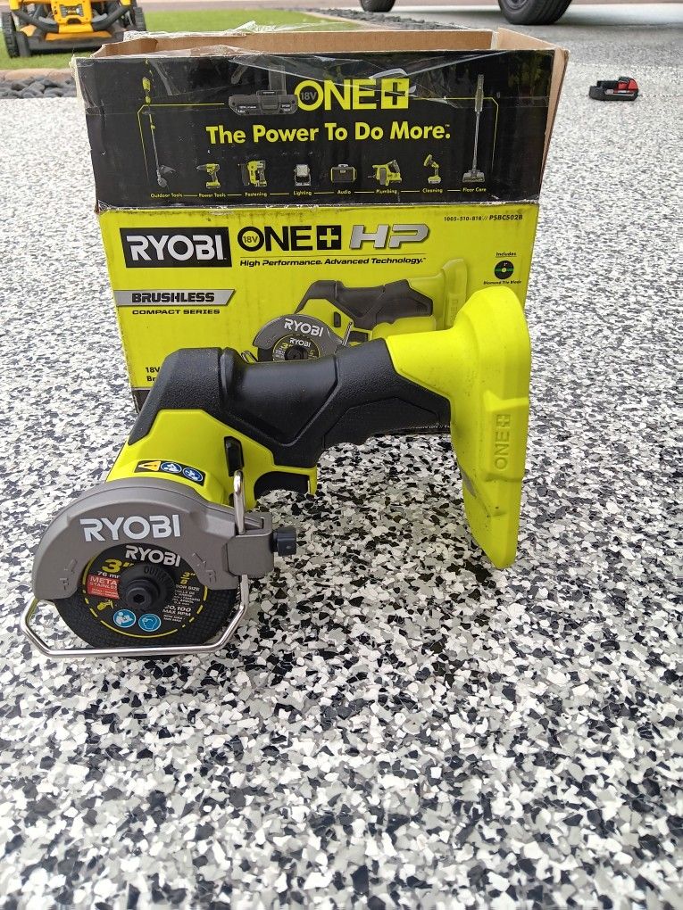 CUT OFF SAW RYOBI 18V TOOL ONLY