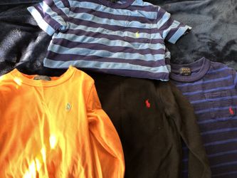 4 toddler boys Polo tops