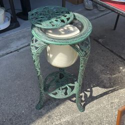 Metal, Plant / Candle Holder 