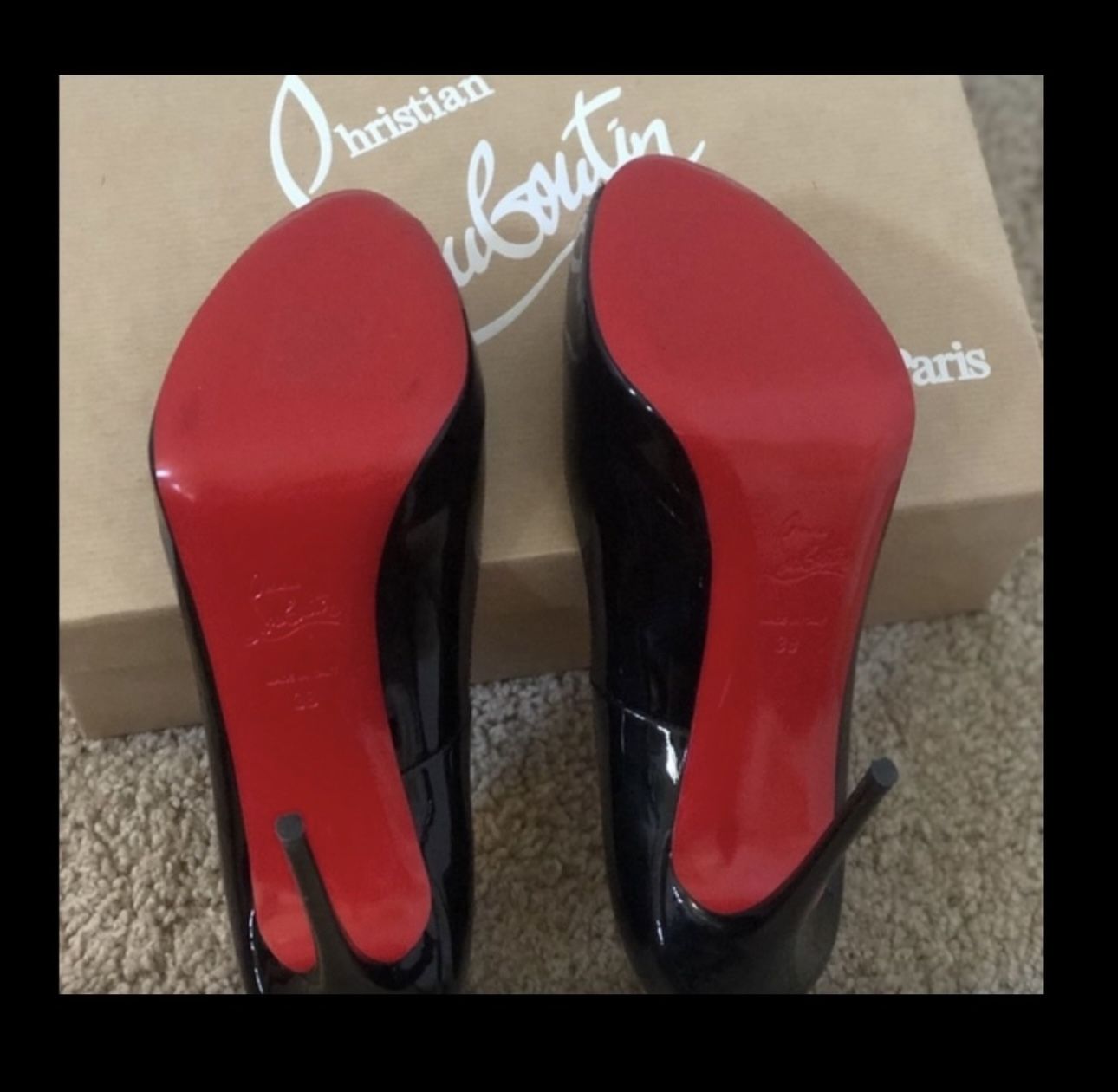 Christian Louboutin Very Prive 120 patent