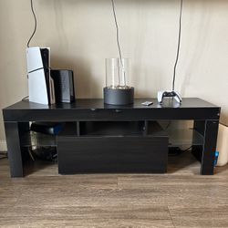 Black TV Entertainment Center