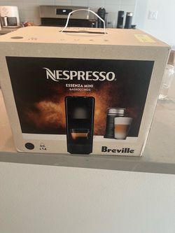 Nespresso Essenza Mini Machine with Frother and Pod Drawer