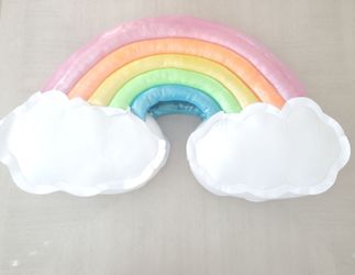 Rainbow Pillow L- 32" H- 17"