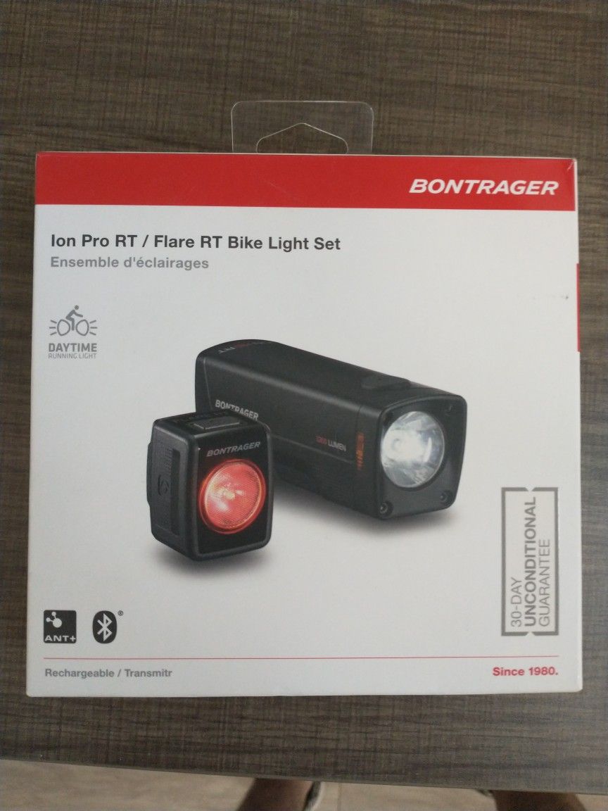 Never Used Bontrager Ion Pro RT/Flare RT Light Set w/ Wireless Transmitter