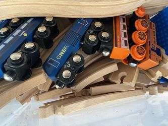 Complete Wooden Train Track