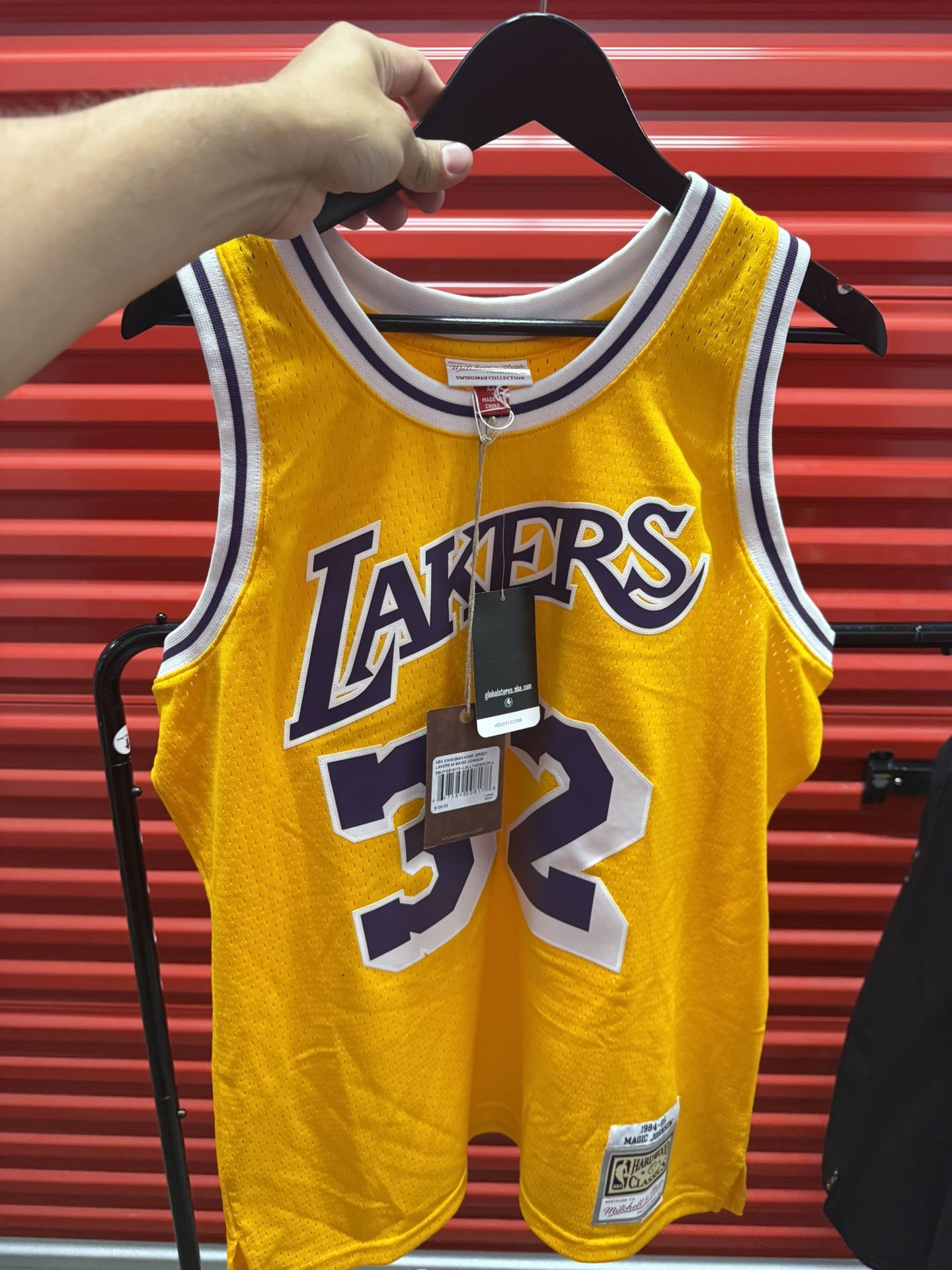 Mitchell and Ness Lakers Johnson Jersey