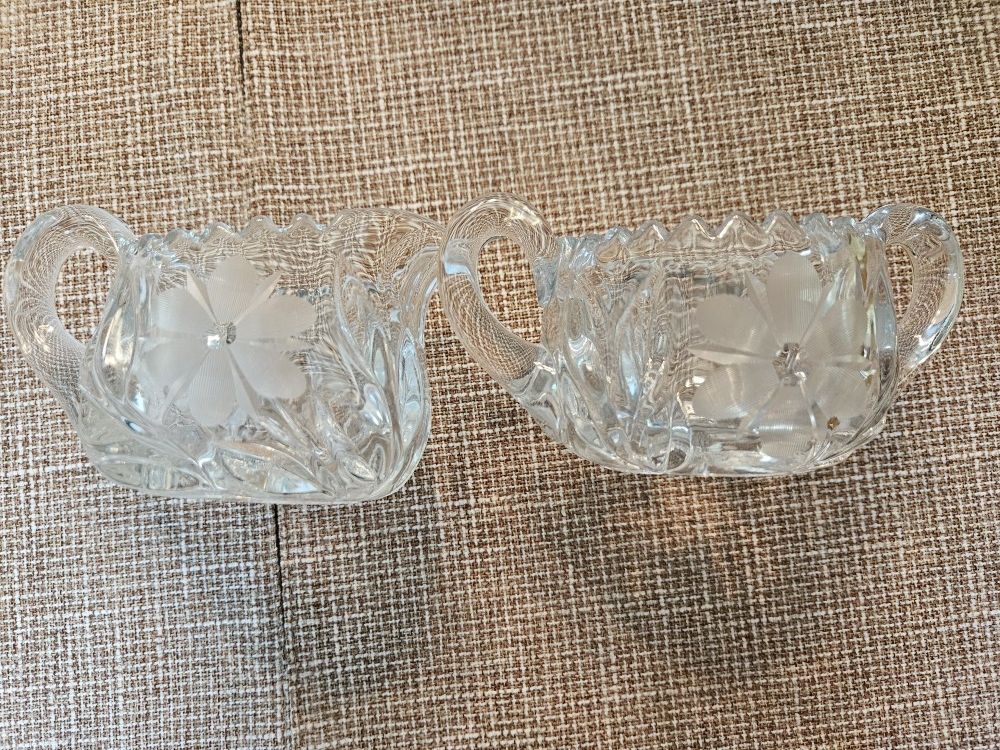 Sugar And Creamer - Vintage