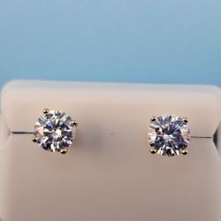 💎✨ 6mm Moissanite Stud Earrings – 2CTW – ONLY $55 ✨💎