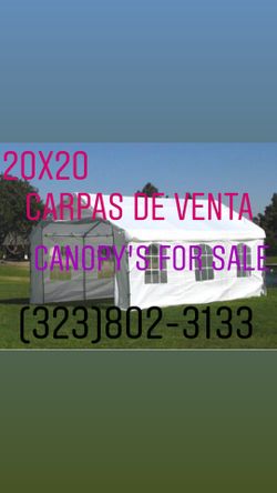 Canopy’s for sale ~carpas de venta