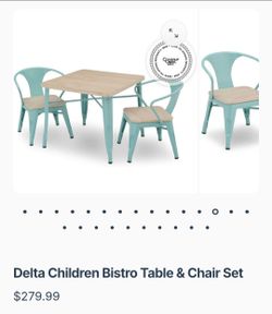 Kids table with chairs