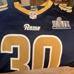 Los Angeles Rams Todd Gurley II Super Bowl Jersey XL