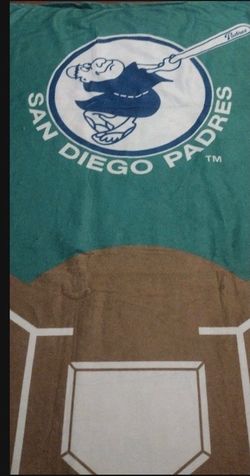 San Diego Padres Beach Towel 2015 Giveaway Souvenir