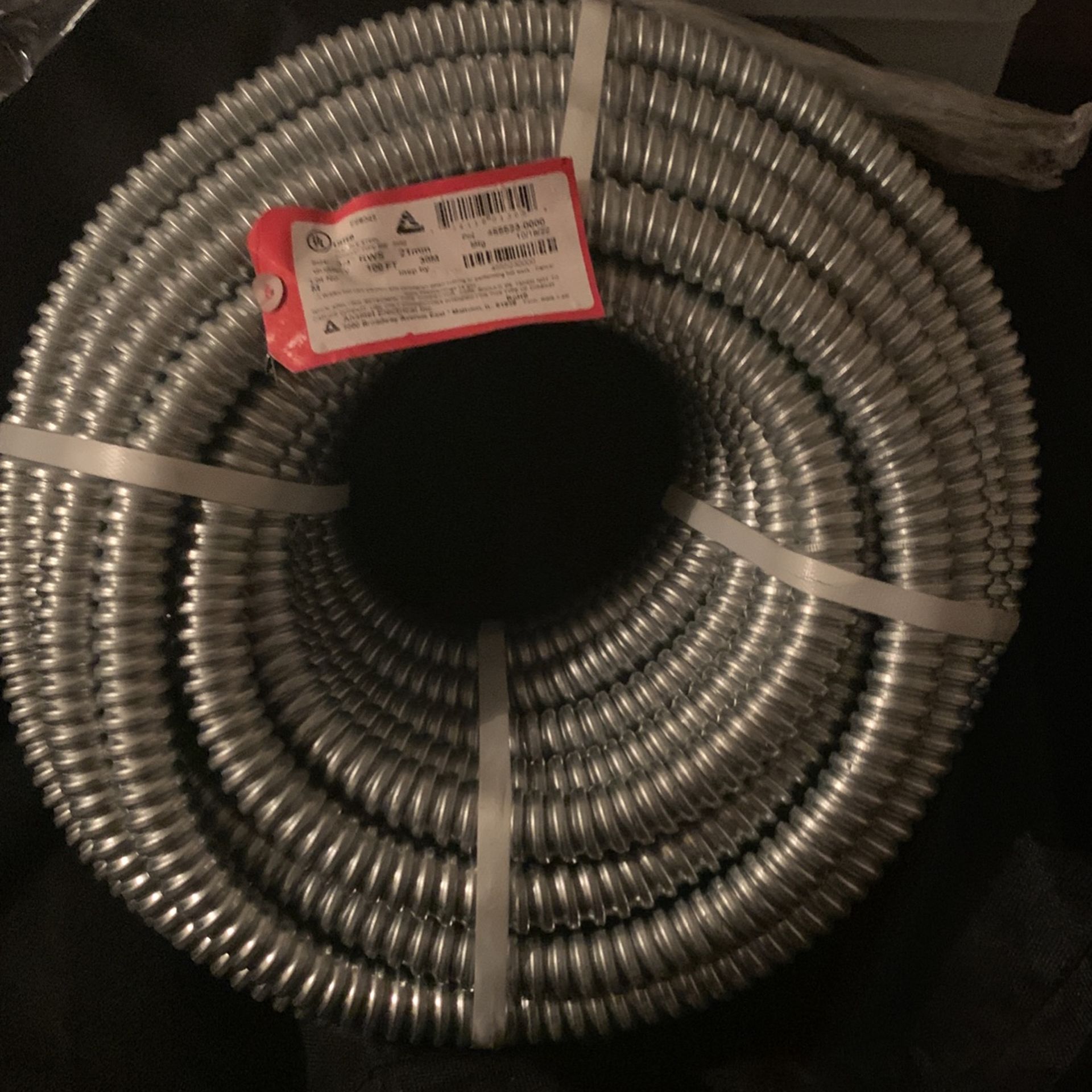 Anaconda Sealtite 100 Ft 3/4" Type RWS Reduced Wall Steel Flexible Metal Conduit