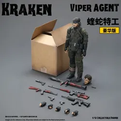 KraKen Stuido 1/12 Metal Gear Solid Viper Agent Deluxe Version Action Figure NEW
