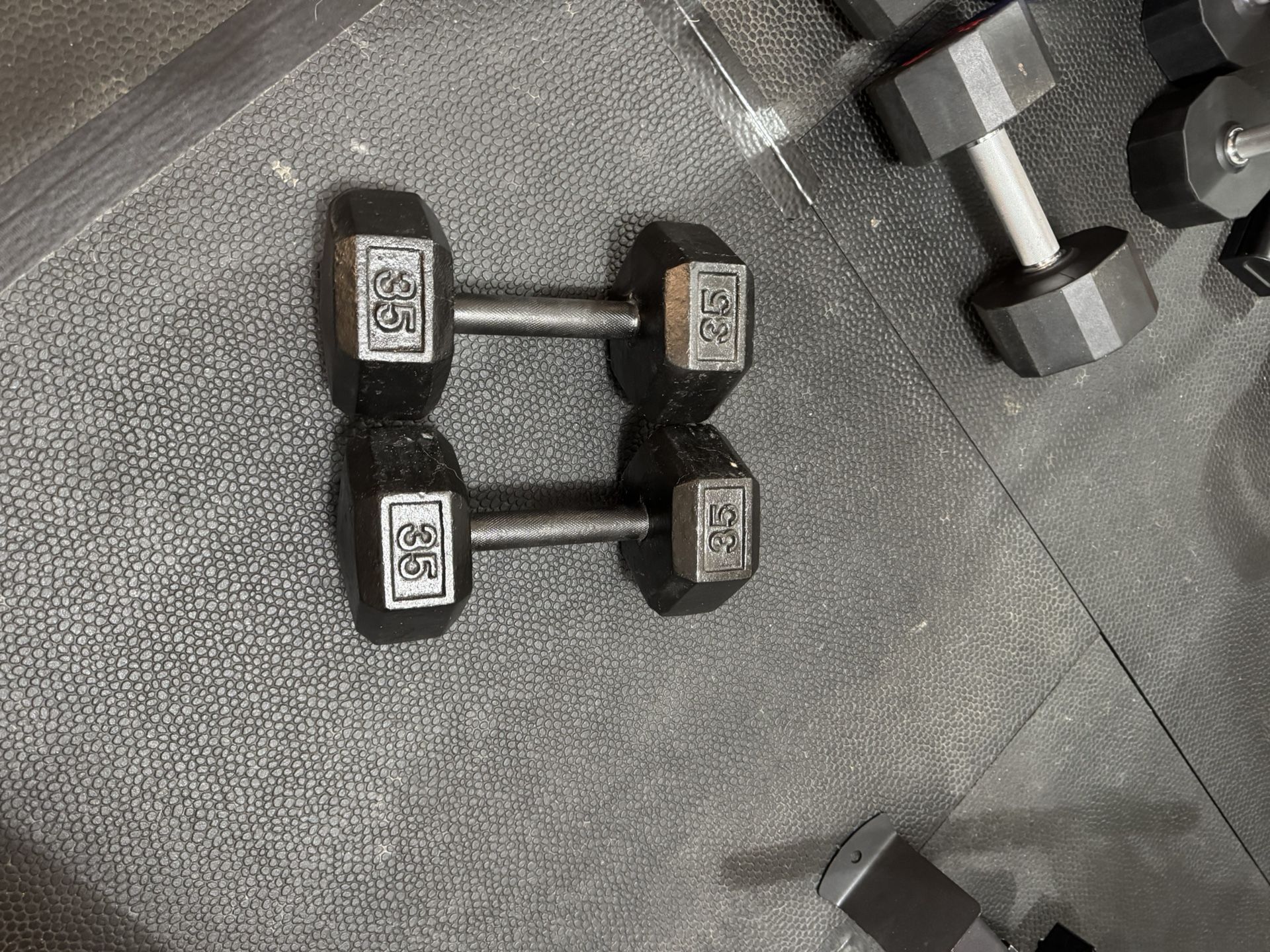 35 lbs Dumbbell Set (70 lbs Total)