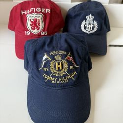TOMMY HILFIGER new and used caps each $15