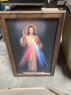 Jesús Wooden Frame