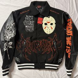 Civil Regime X Friday The 13th Varsity Jacket Size Medium OS