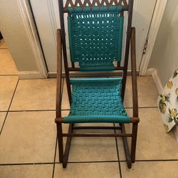 Folding Children’s Rocking Chair 