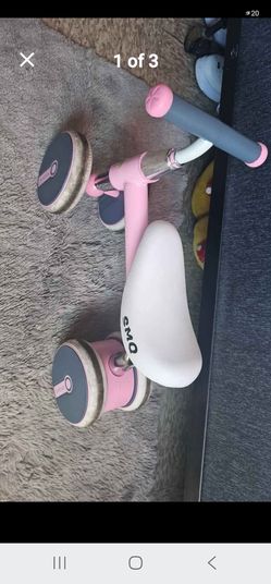 Pink baby bike