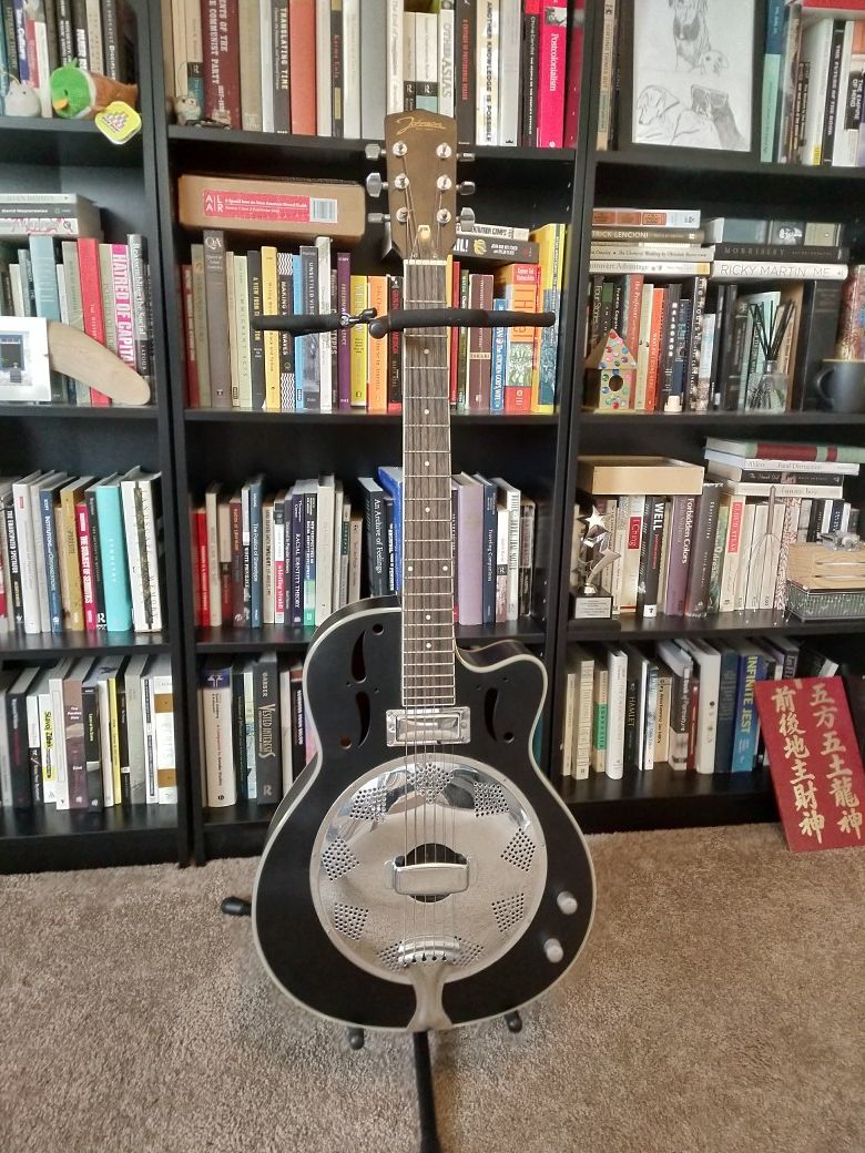 Johnson Swamp Stomper Resonator Guitar with pickup