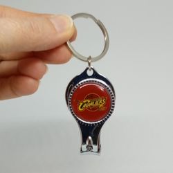 NOS Vintage 3-in-1 CLEVELAND CAVALIERS Keychain, Bottle Opener, Nail Clippers