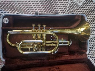 Buescher Aristocrat Cornet + case - Circa 1965