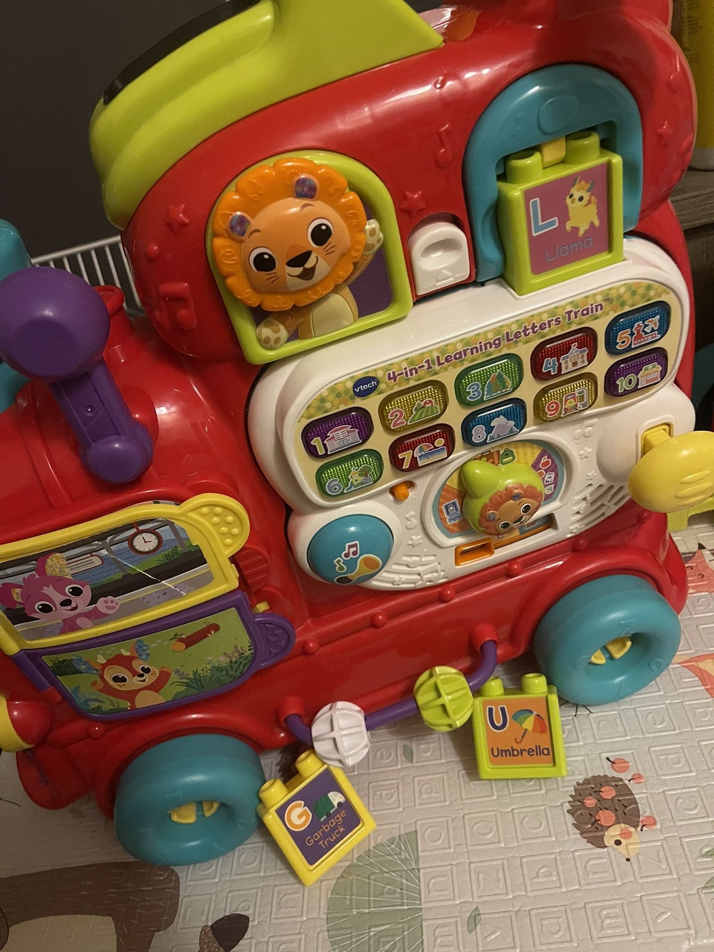 Ride On Learning Train With 5 Letter Pieces