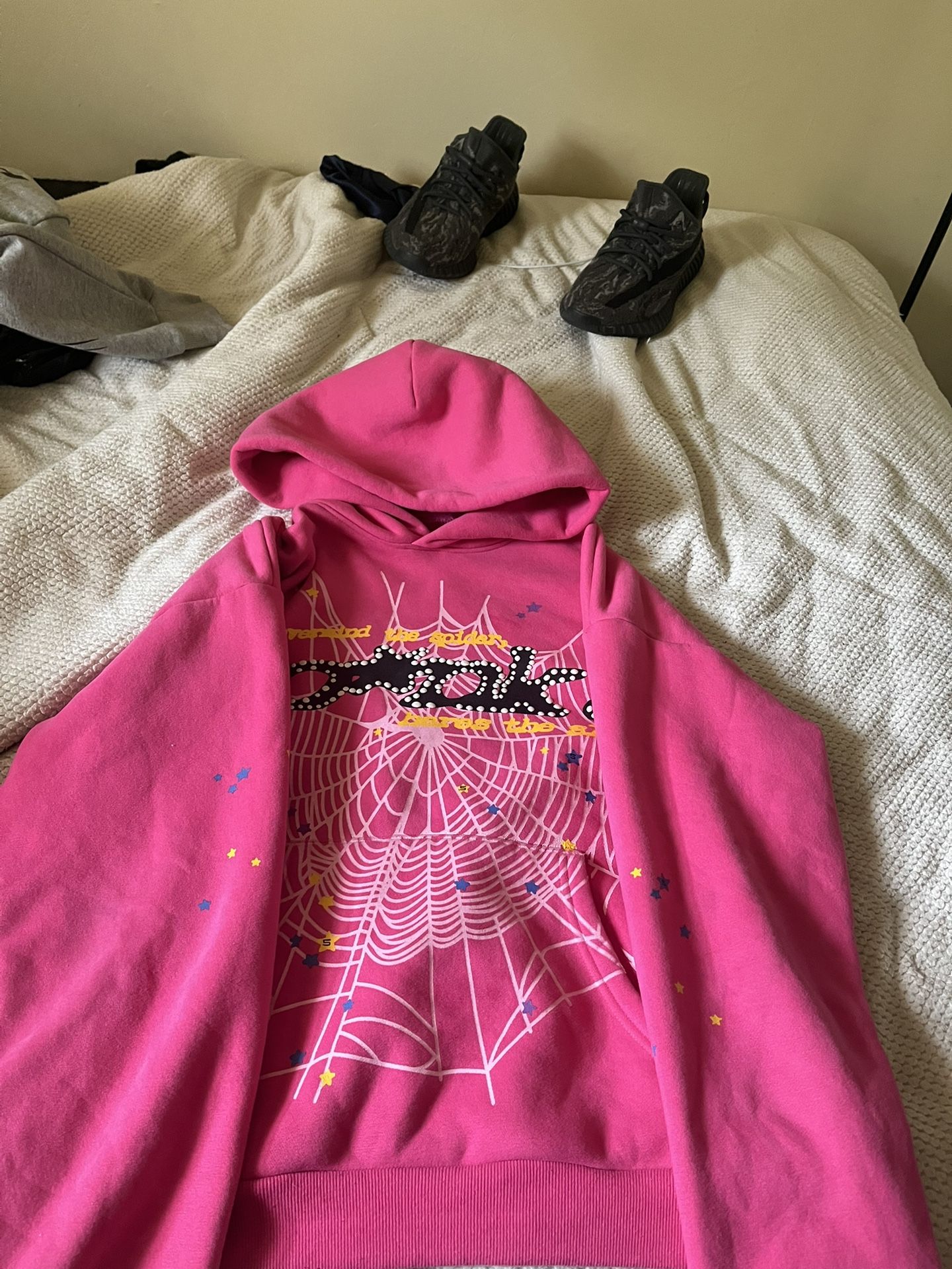 pink Spider Hoodie