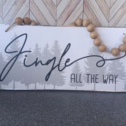 Hanging Christmas Wall Plaque