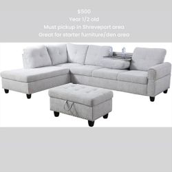 Couch And Ottoman 