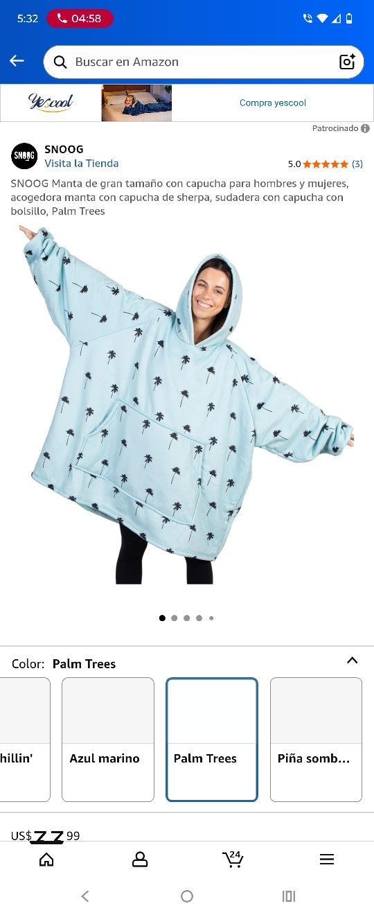 Wearable Blanket, Saco Cobija