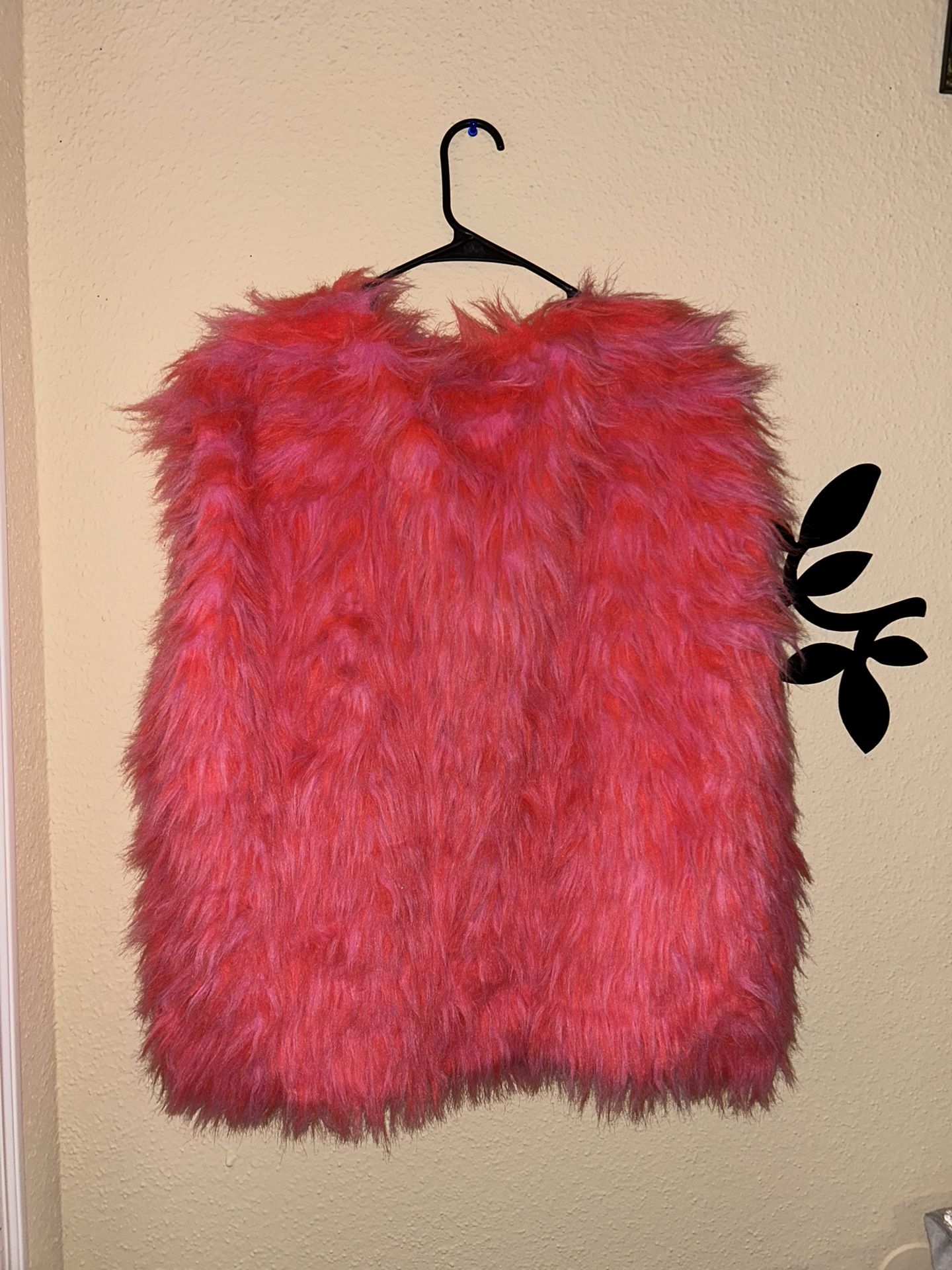 Custom Made Colorful Fur Vest