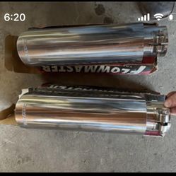 Chrome Flowmaster Exhaust Tips