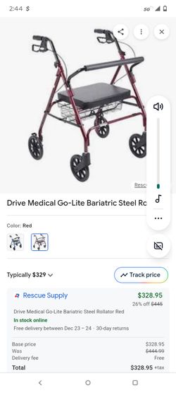 Drive Medical Walker Oversized Listed Price Or Best Offer