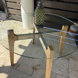 Round 47 “ Glass Table 