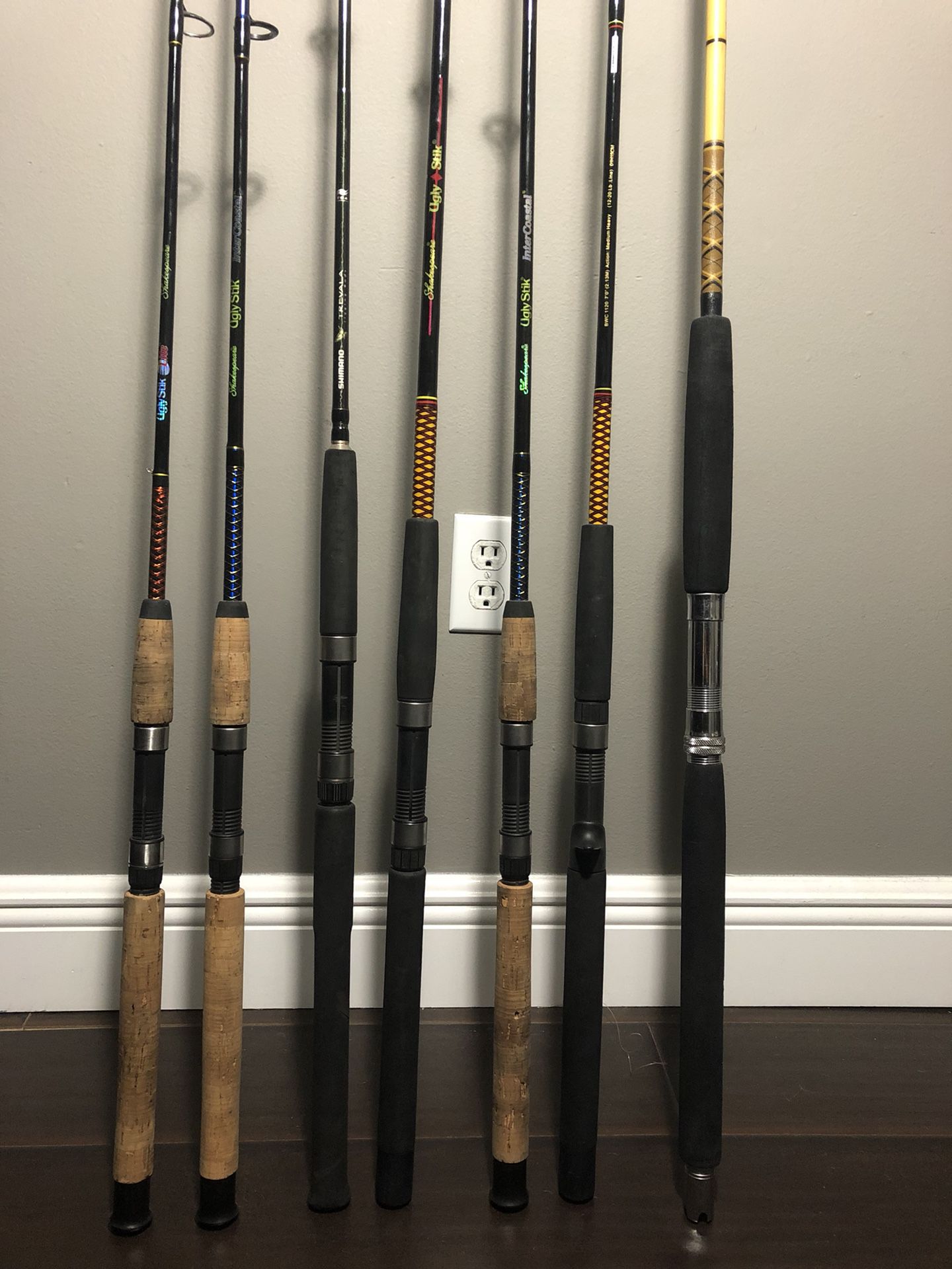 Fishing rods/rod holders