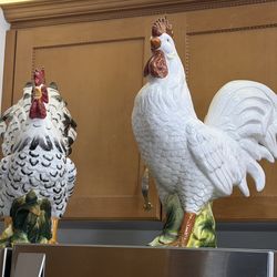 Decorative Roosters Set