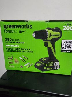 Greenworks drill