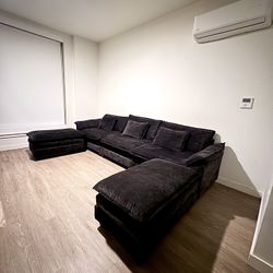 Large modular cloud couch / sectional sofa 