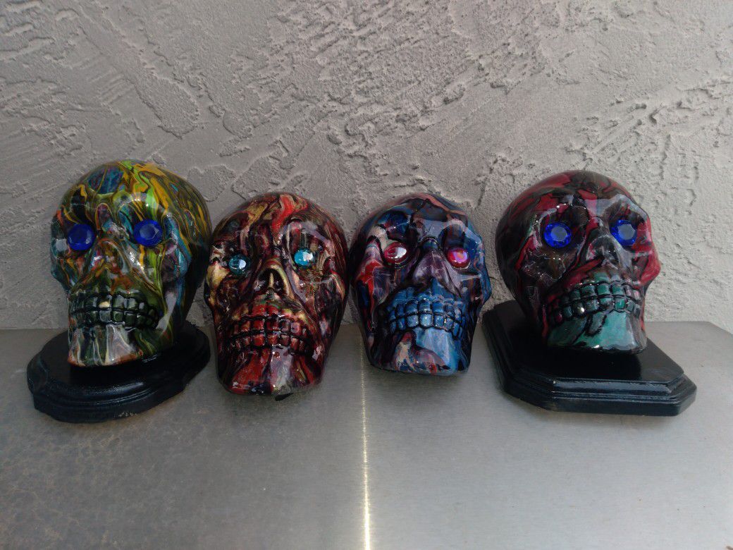 Handpainted Skulls