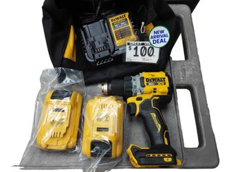 Dewalt Dcd801 Yellow Cordless Standard Drill