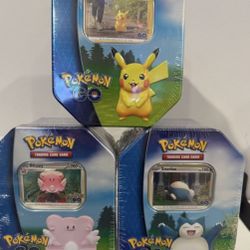 Pokemon GO Tin [Set of 3]