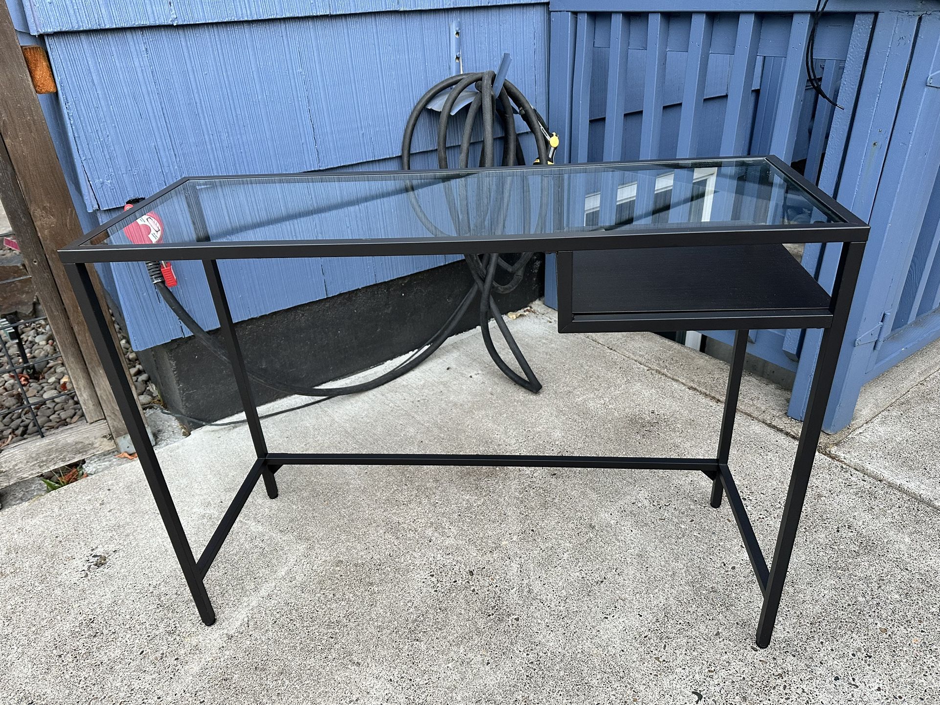Glass Top Desk