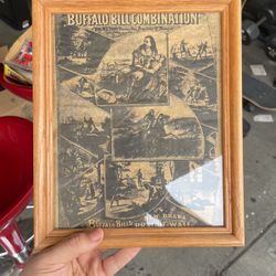 Buffalo Bill Antique Frame $500