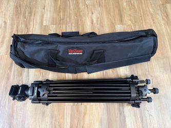 VariZoom Professional Video Tripod with Fluid Head + Carrying Bag