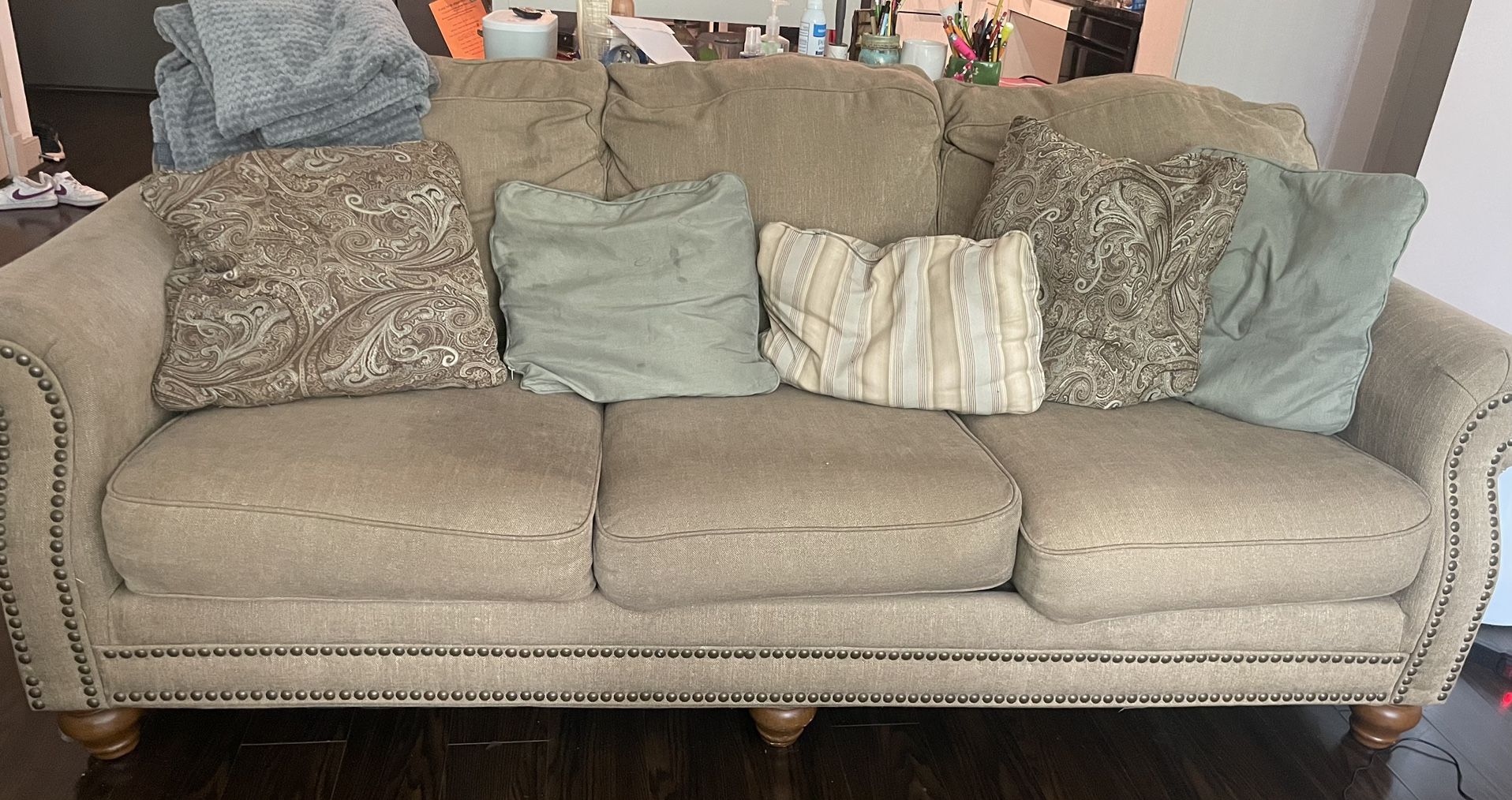 Couch With Pillows