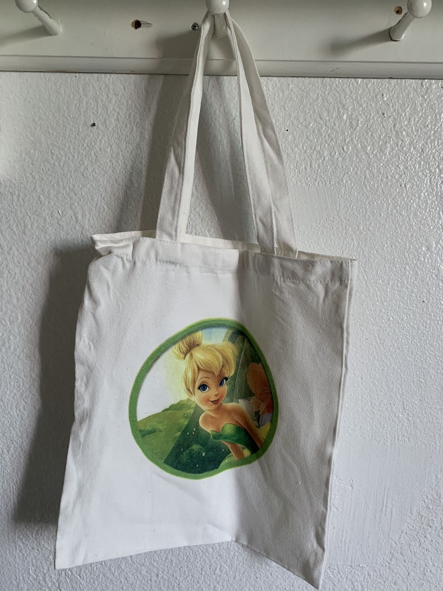 Tinker bell Canvas Tote Bag 13 X 14
