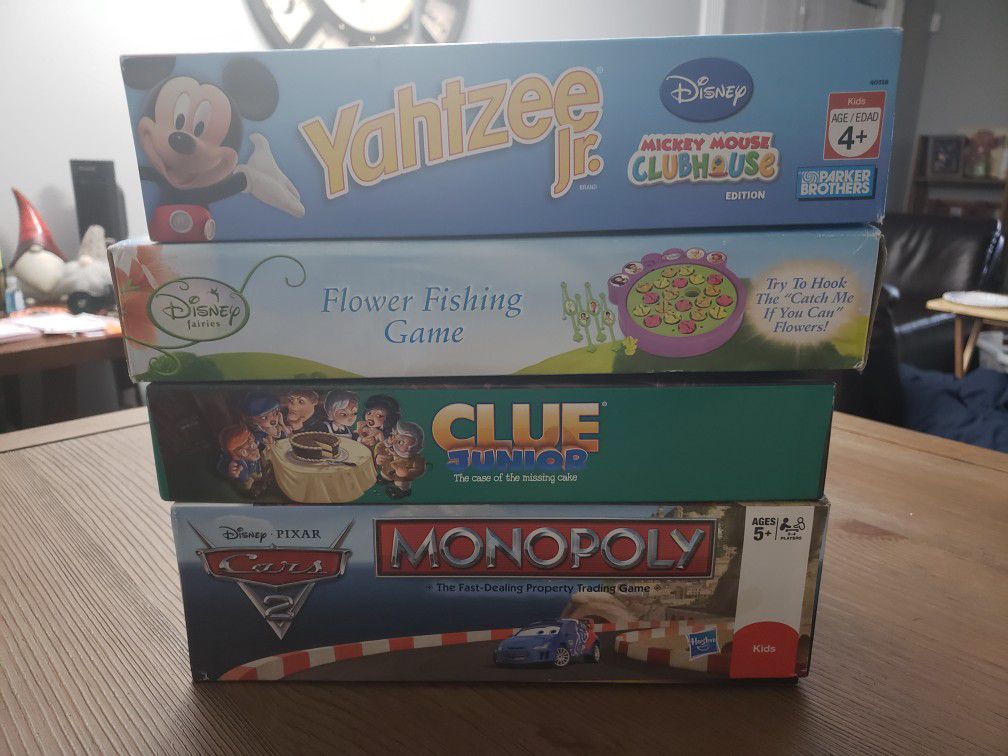 4 Board Games - Ages 4-5